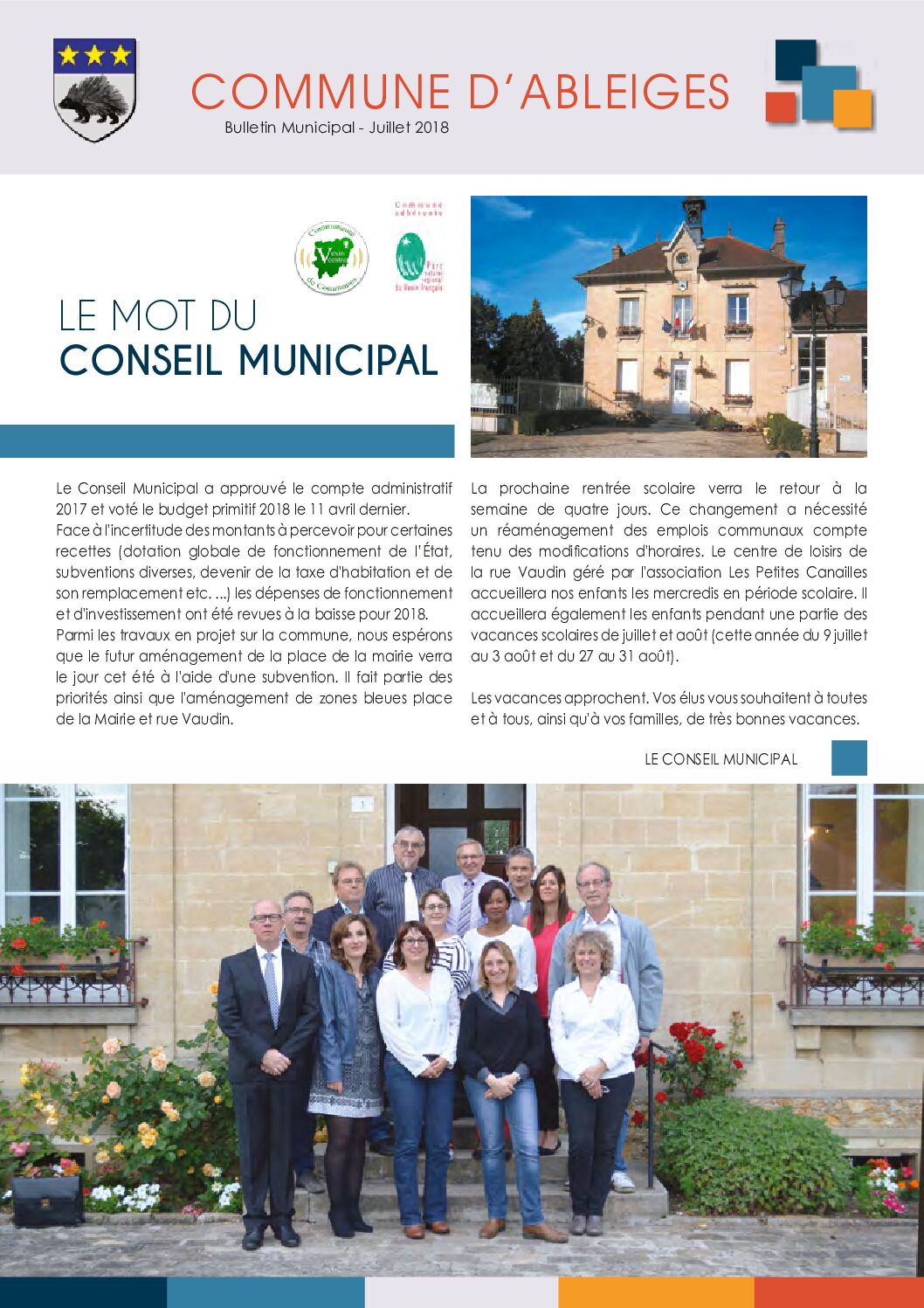 Bulletin Municipal 2018