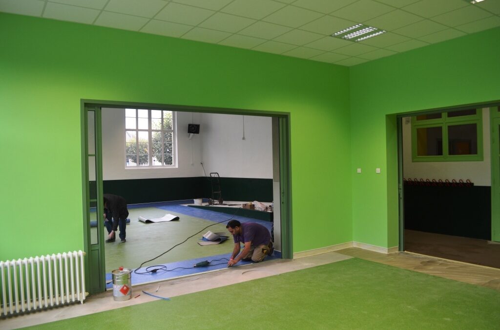 Préau de l&rsquo;école du bourg